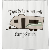 これは私達がシャワー・カーテンをいかに転がるかです シャワーカーテン (正面)