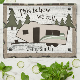 これは私達が台所タオルをいかに転がるかです キッチンタオル