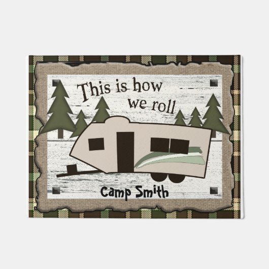 これは私達が玄関マットをいかに転がるかです ドアマット (正面)