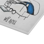 これは私達が(キャンプします)まな板をいかに転がるかで カッティングボード (角)