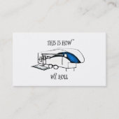 これは私達が(RVのユーモア)カードをいかに転がるかです 名刺 (正面)