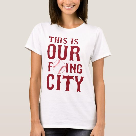 これは私達の都市ボストンです Tシャツ (正面)