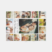 これは米国のカスタム名写真集モダン団 フリースブランケット (正面(横))