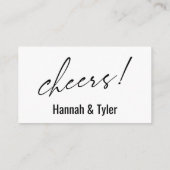 これは米国のタイポグラフィドリンクチケット エンクロージャーカード (裏面)