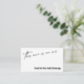 これは米国のタイポグラフィドリンクチケット エンクロージャーカード (スタンド正面)