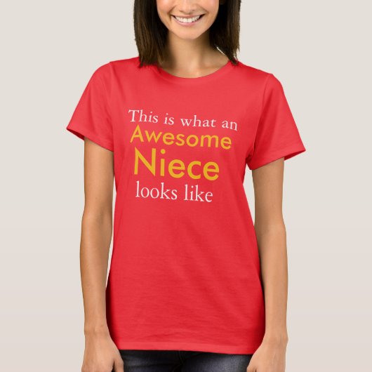 これは素敵な姪の姿だ Tシャツ (正面)