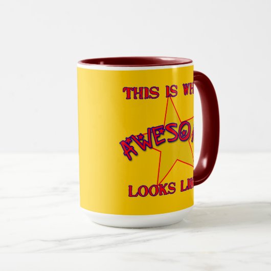 これは素晴らしい一見が好むものです! マグカップ (正面右)