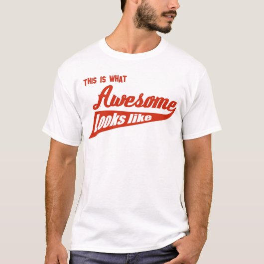 これは素晴らしい一見が好むものです Tシャツ (正面)