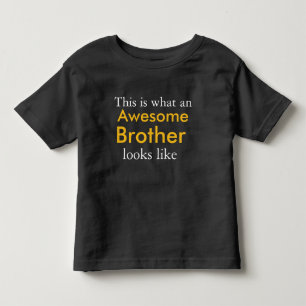 これは素晴らしい兄の姿だ トドラーTシャツ