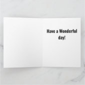 これは素晴らしい感動的誕生日カードだ カード (内部)