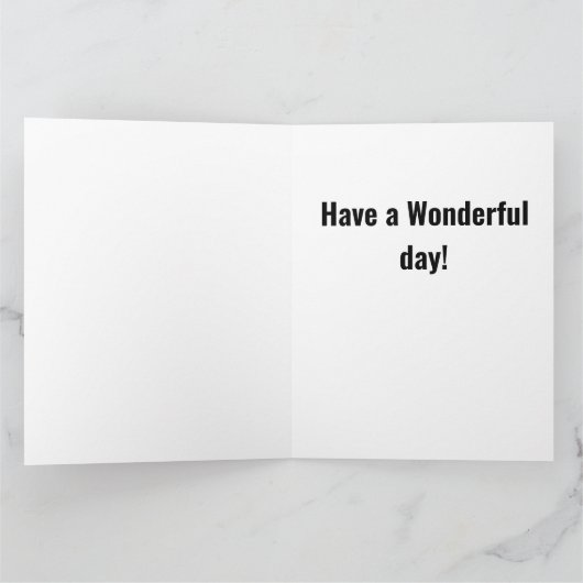 これは素晴らしい感動的誕生日カードだ カード (内部)