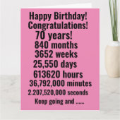 これは素晴らしい感動的誕生日カードだ カード (正面)