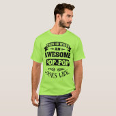 これは素晴らしい破裂音の破裂音が見えるものにです Tシャツ (正面フル)