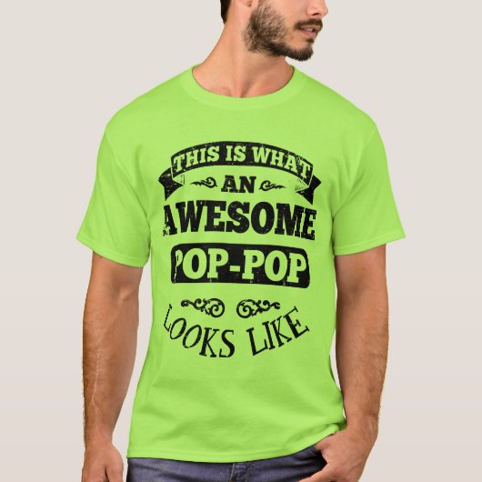 これは素晴らしい破裂音の破裂音が見えるものにです Tシャツ (正面)