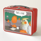 これは素晴らしミームコクおもしろいティエルカオティックホーム メタルランチボックス (正面)