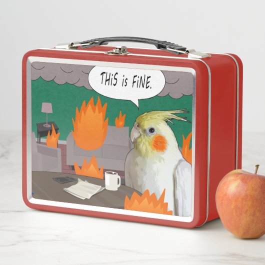 これは素晴らしミームコクおもしろいティエルカオティックホーム メタルランチボックス (インサイチュ)