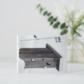 これは美しい冬の温室の葉書です。 ポストカード (スタンド正面)