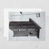 これは美しい冬の温室の葉書です。 ポストカード (正面/裏面)