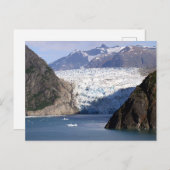 これは美しい氷河アラスカ ポストカード (正面/裏面)