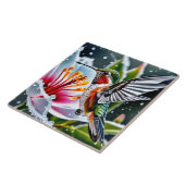 これは美しい霜の降りたヒビスカスB タイル (側面)