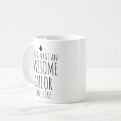 これは船乗り素晴らしの様子 コーヒーマグカップ (正面左)