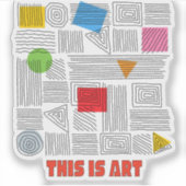 これは芸術だ シール (正面)