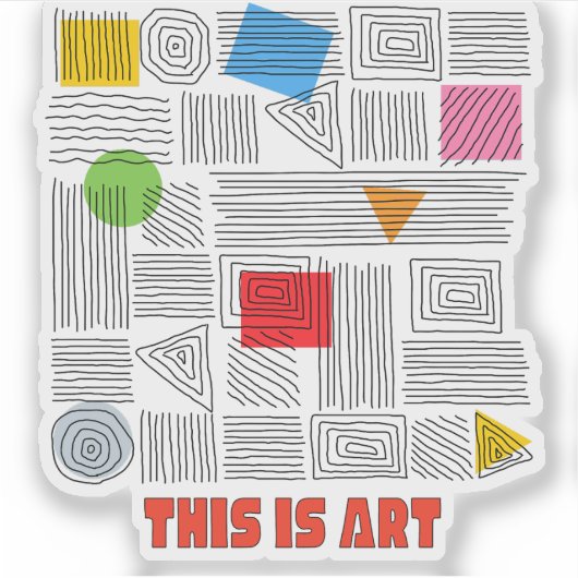 これは芸術だ シール (正面)