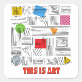 これは芸術だ スクエアシール