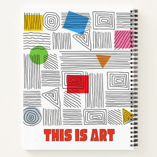 これは芸術だ ノートブック (裏面)