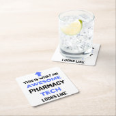 これは薬局テク素晴らしックが見るもの2 スクエアペーパーコースター (インサイチュ)