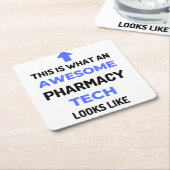 これは薬局テク素晴らしックが見るもの2 スクエアペーパーコースター (アングル)