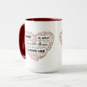 これは見えない病気がマグのように見えるものにです マグカップ (正面左)