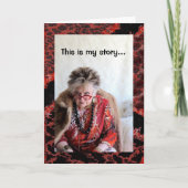 これは誓って秘密の話だユーモアのある カード (正面)