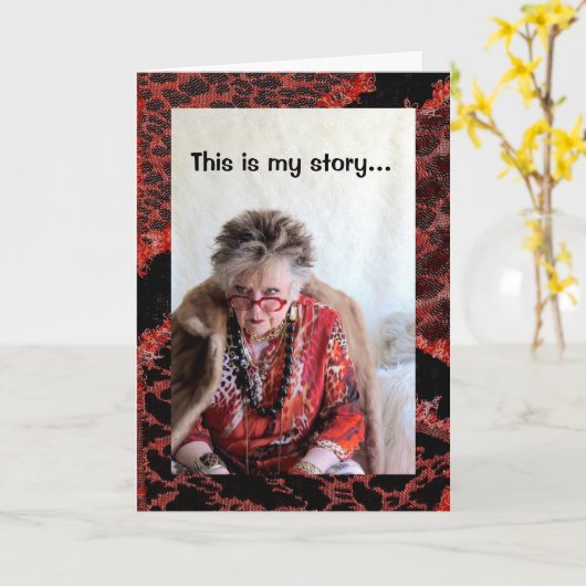 これは誓って秘密の話だユーモアのある カード (黄色い花)