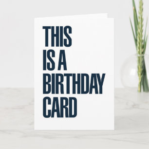 これは誕生日だ カード