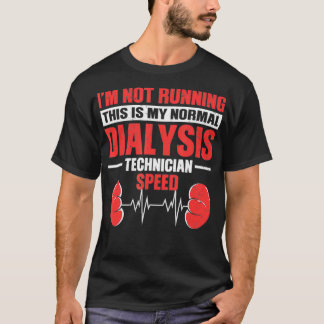 これは通常の透析技術者のスピード Tシャツ