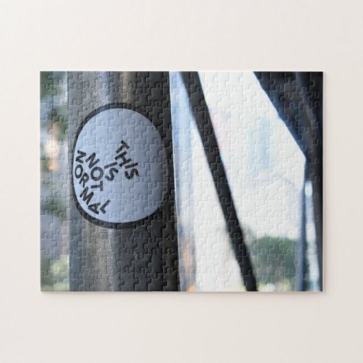 これは通常の通り写真グラフィティNYCではない ジグソーパズル (横)