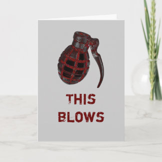 これは遅れてバースデー・カードを吹きます カード