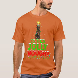 これは陽気なアイルランドン・セッターのクリスマスツリーの照明で十分 Tシャツ