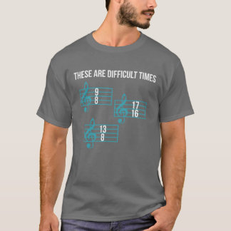 これは難しい時々面白い音楽家族 Tシャツ