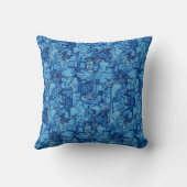 これは青い用の枕クッシストライプョン。 クッション (裏面)