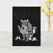 これは馬鹿げた皮肉なユーモアだ カード (黄色い花)