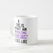 これは驚くべきマニキュリスト爪、 ネイルテックの外観 コーヒーマグカップ (正面左)