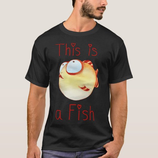 これは魚です Tシャツ (正面)