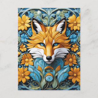 これは黒檀の色狐の中心である ポストカード