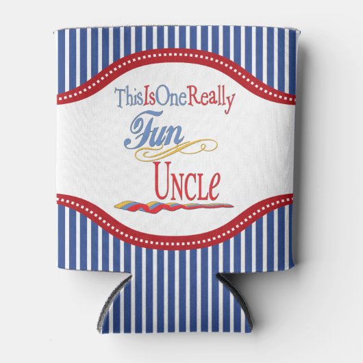 これは1つの本当に信じられないほどのおもしろいおじの贈り物である 缶クーラー (正面)