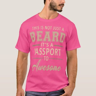 これは1へのパスポートのひげを付けるだけではな素晴らしい Tシャツ