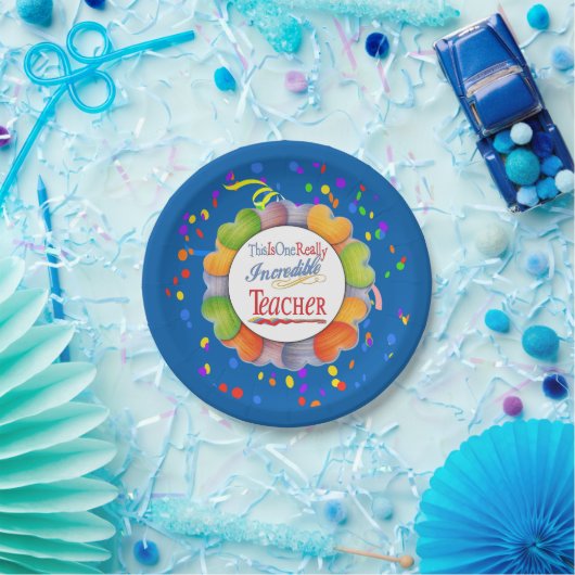 これは1個の実際に信じられないい先生のギフトです ペーパープレート (パーティー)
