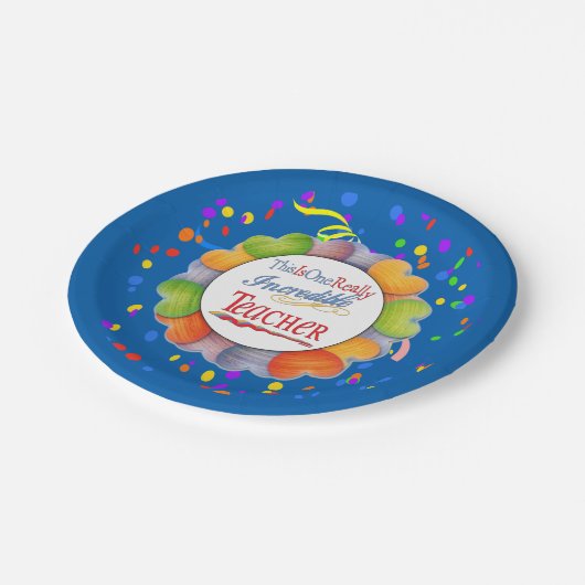 これは1個の実際に信じられないい先生のギフトです ペーパープレート (アングル)