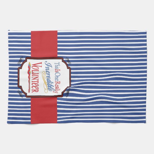 これは1個の実際に信じられないい有志のギフトです キッチンタオル (横)